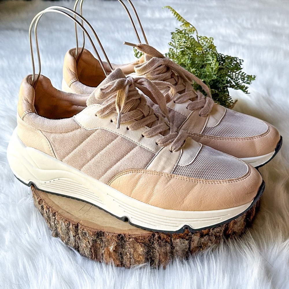 Oasis Society Violet Sneaker Pink/Nude Tennis Shoes Women's 10